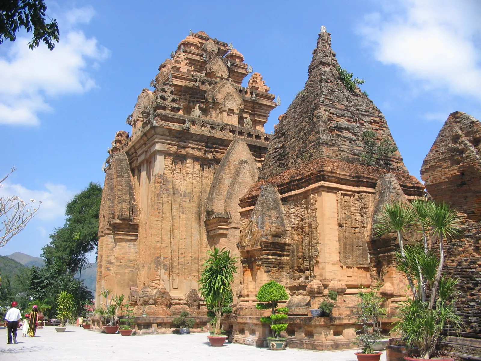 The Po Nagar Cham towers in Nha Trang, the goddess's other shrine at the city end of the story